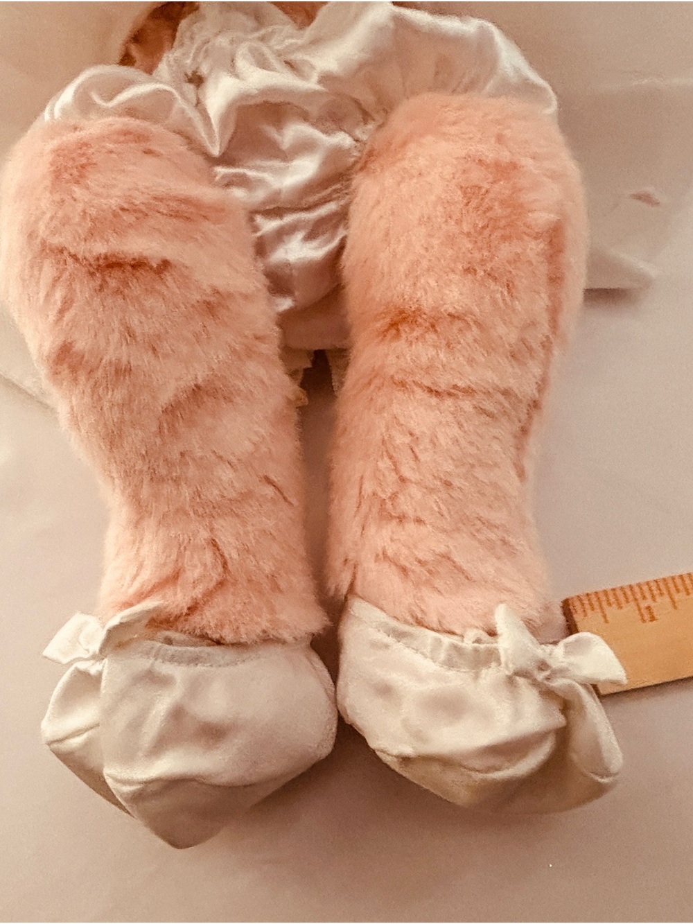 Build-A-Bear Pink Plush Piglet in White Ballet Tutu Dress with Slippers - Picture 13 of 13